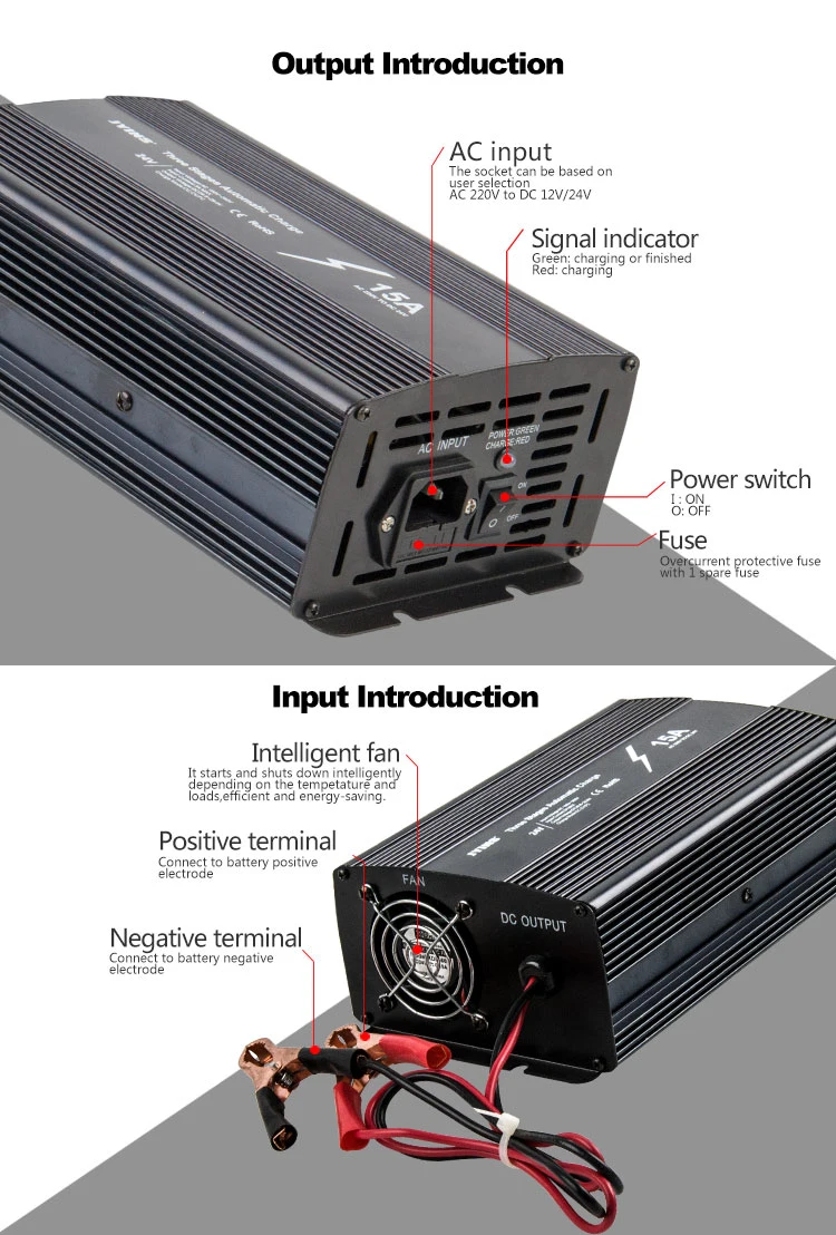 12V 15A Series Automatic 3 Stages Battery Charger