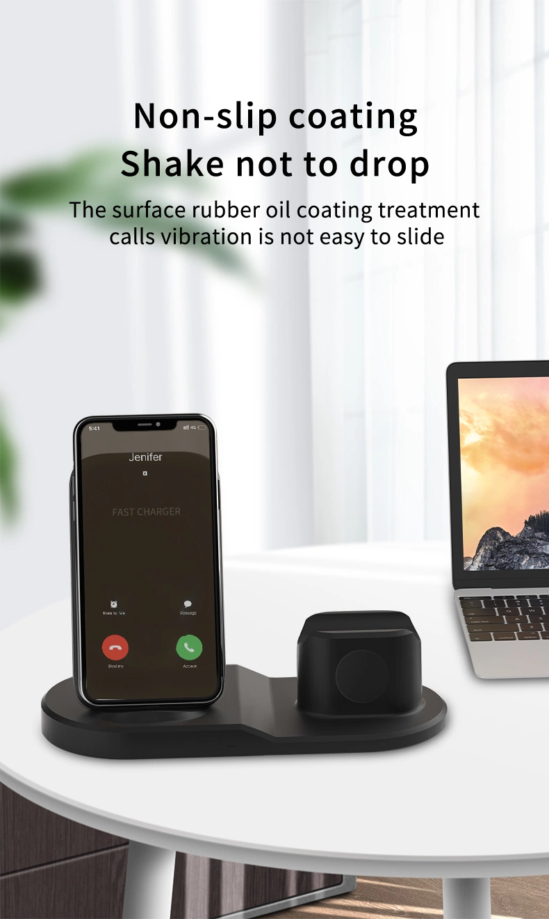 2022 New 3 in 1 Universal Multiple Devices Qi Certified Wireless Charging Station Wireless Charger