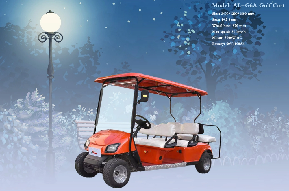 Al-Gc 4 Wheel Drive Electric Golf Cart Price