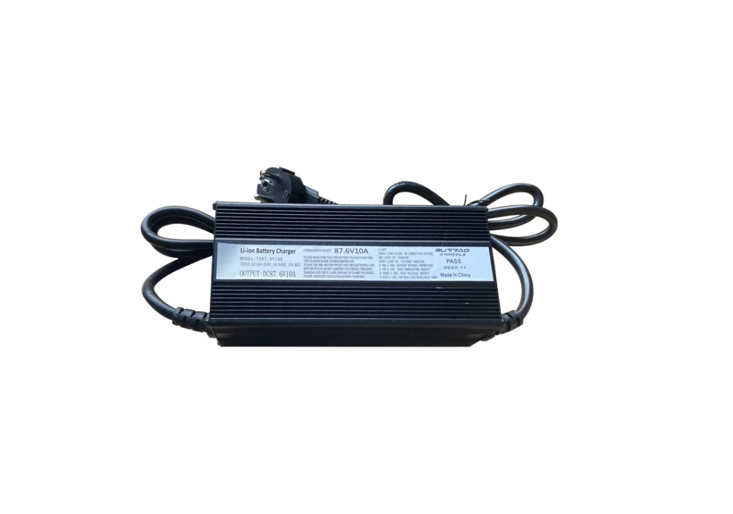 87.6V 10A 72V Lithium Ion Battery Charger 72V Electric Scooter Battery Charger