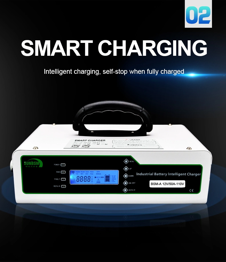 500W Portable Battery For Golf Car automatic 12v 24v 48v lifepo4 hybrid Lithium lead-acid battery charger
