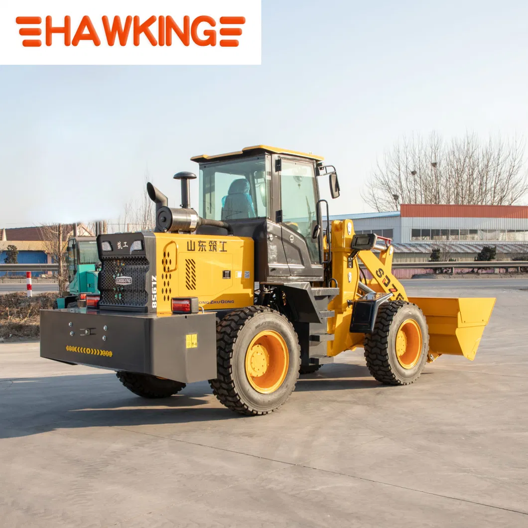 Hot Sale 3ton Small Wheel Loader for Farm CE ISO Euro V 5 Emissions EPA 4 Japanese Engine Mining Machinery Manufacturing Direct Wholesale Automatic Transmission