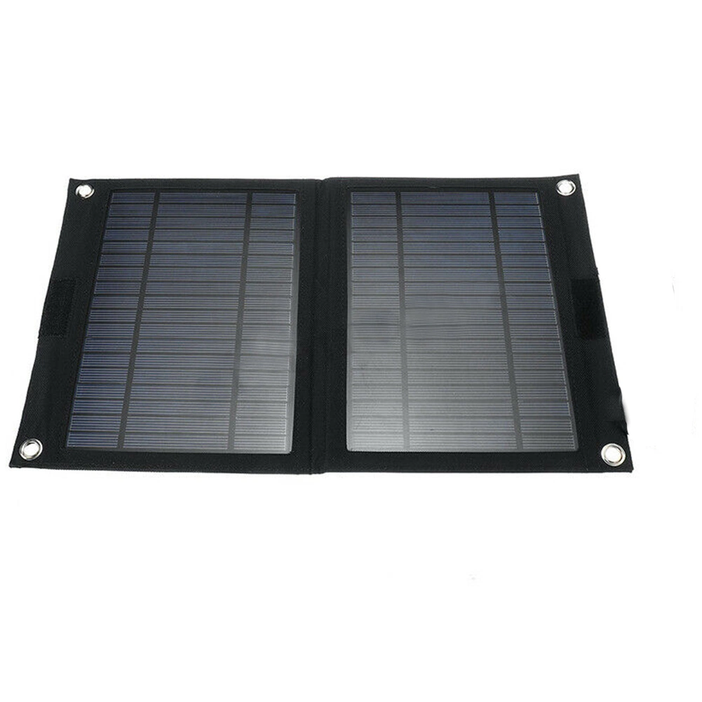 Folding Bag Monocrystalline Rechargeable Mobile Phone Battery Car RV Outdoor 20 Watt Solar Panel Travel Charger