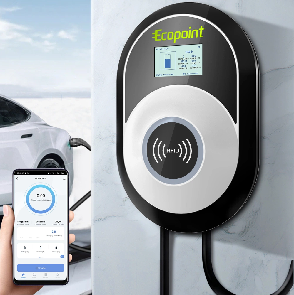 22kw Home Smart EV Charger WiFi APP Control