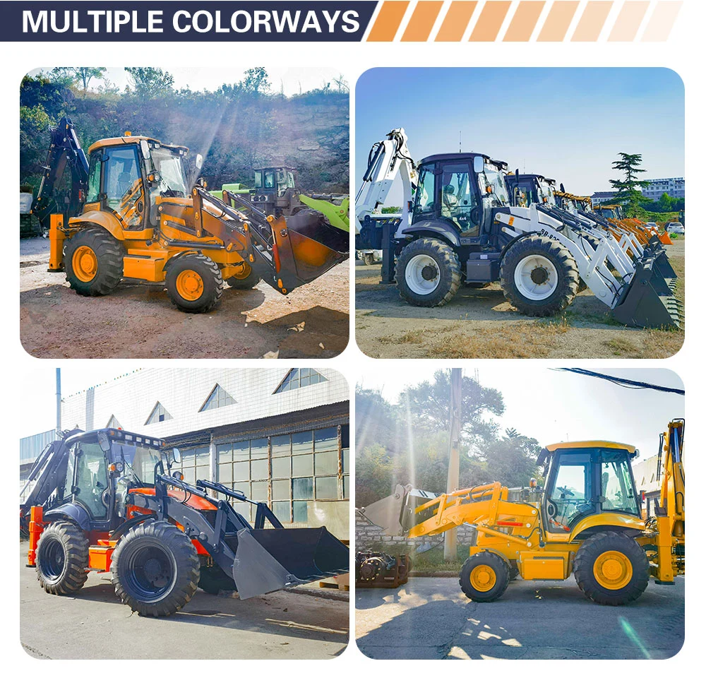 Construction Works Backhoe Skid Steer Wheel Loader Good Quality New Automatic 2 Ton Mechanical 1800mm