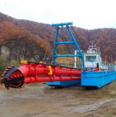 China Full Hydraulic River Sand Pumping Dredging Machine Cutter Suction Dredge for Sale Good Price