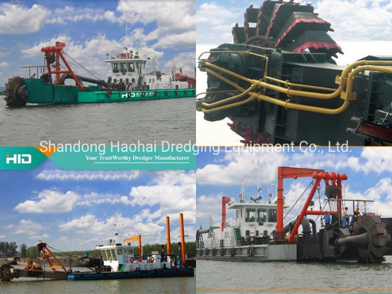 Small Size 6 Inch Hydraulic Bucket Wheel Sand Dredging Dredger for Land Reclamation