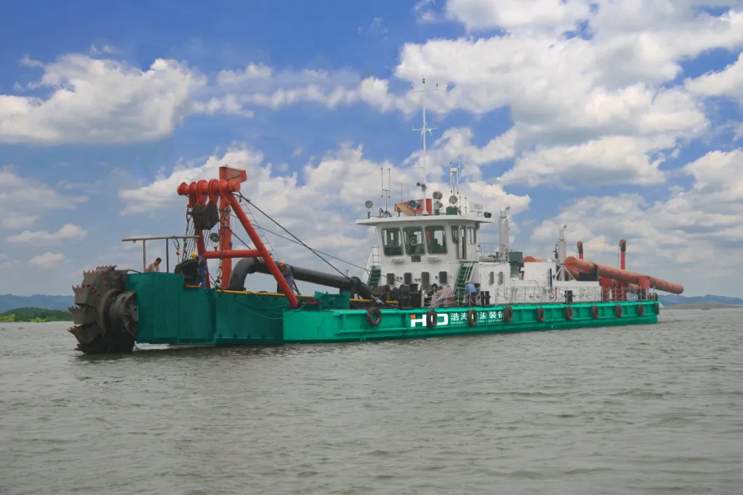 14 Inch Gold Dredging Machine Bucket Wheel Dredging Equipment Hydraulic Sand Gold Cutter Suction Dredger