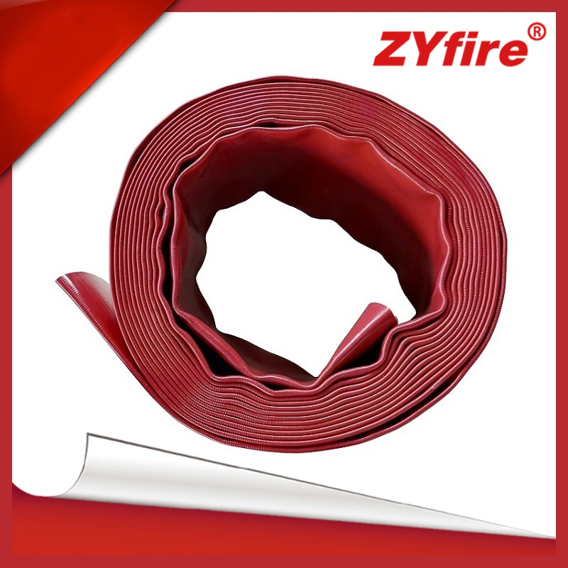 High Pressure Agricultural Irrigation Expandable PVC Layflat Discharge Hose Water Pump Lay Flat Pipe Hose