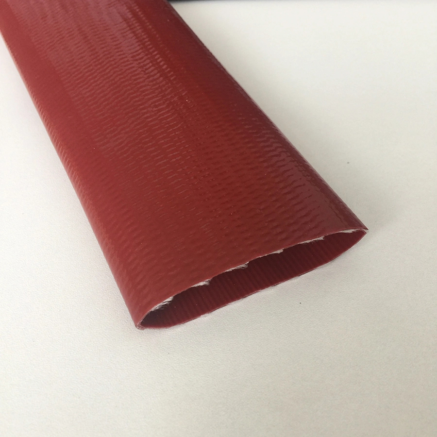 Red Heavy Duty PVC Layflat Water Discharge Hose Wp8bar/120psi 10bar/150psi