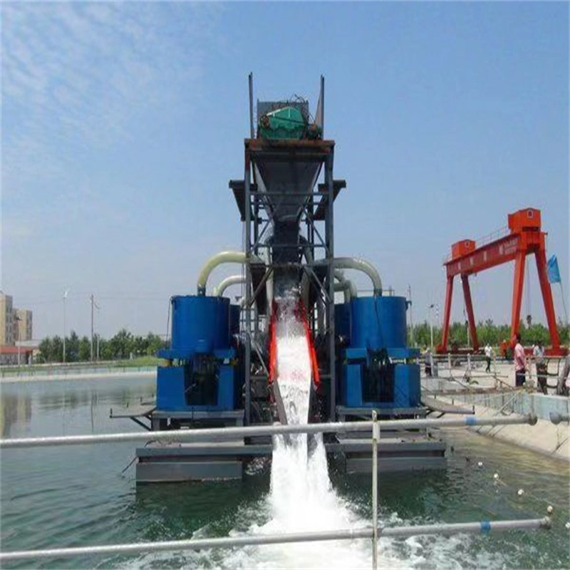 China Small Bucket Chain Sand Gold Dredger