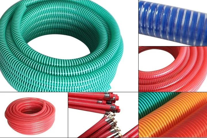 PVC Spiral Suction Reinforced Hose with Connector