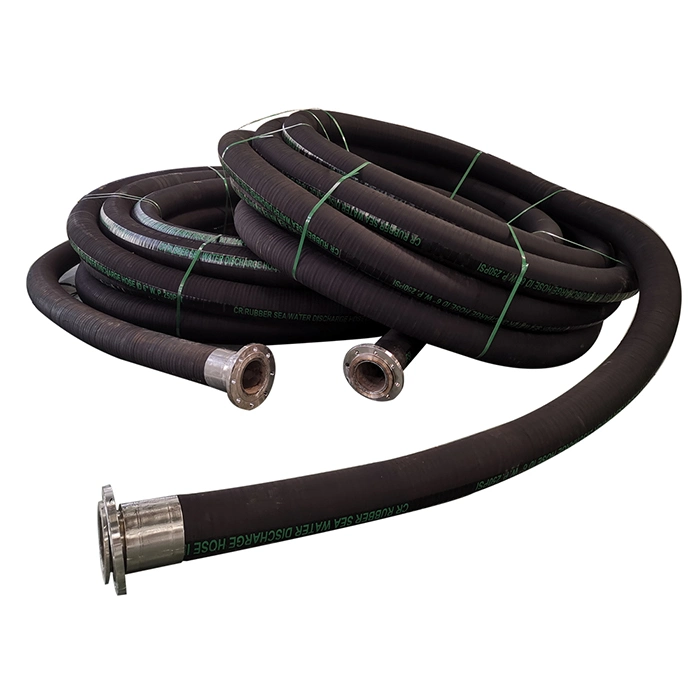 4 Inch Water High-Pressure Suction and Discharge Hose 8 Inch Diameter Heavy Duty Water Rubber Hose
