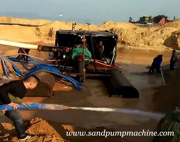 Underwater Dredging Pump 100m3h Sand Dredger Pump