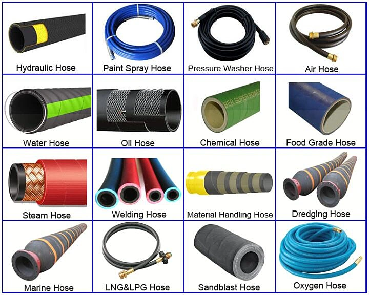 Flexible Drinking Potable Food Grade Water Rubber Vacuum Suction Hose