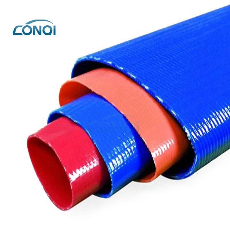 High Pressure Heavy Duty Agricultural PVC Layflat Water Discharge Irrigation Hose Pipe 1 2 3 6 8 10 12 Water Pump Pool Discharge Garden Sunny Layflat Hose