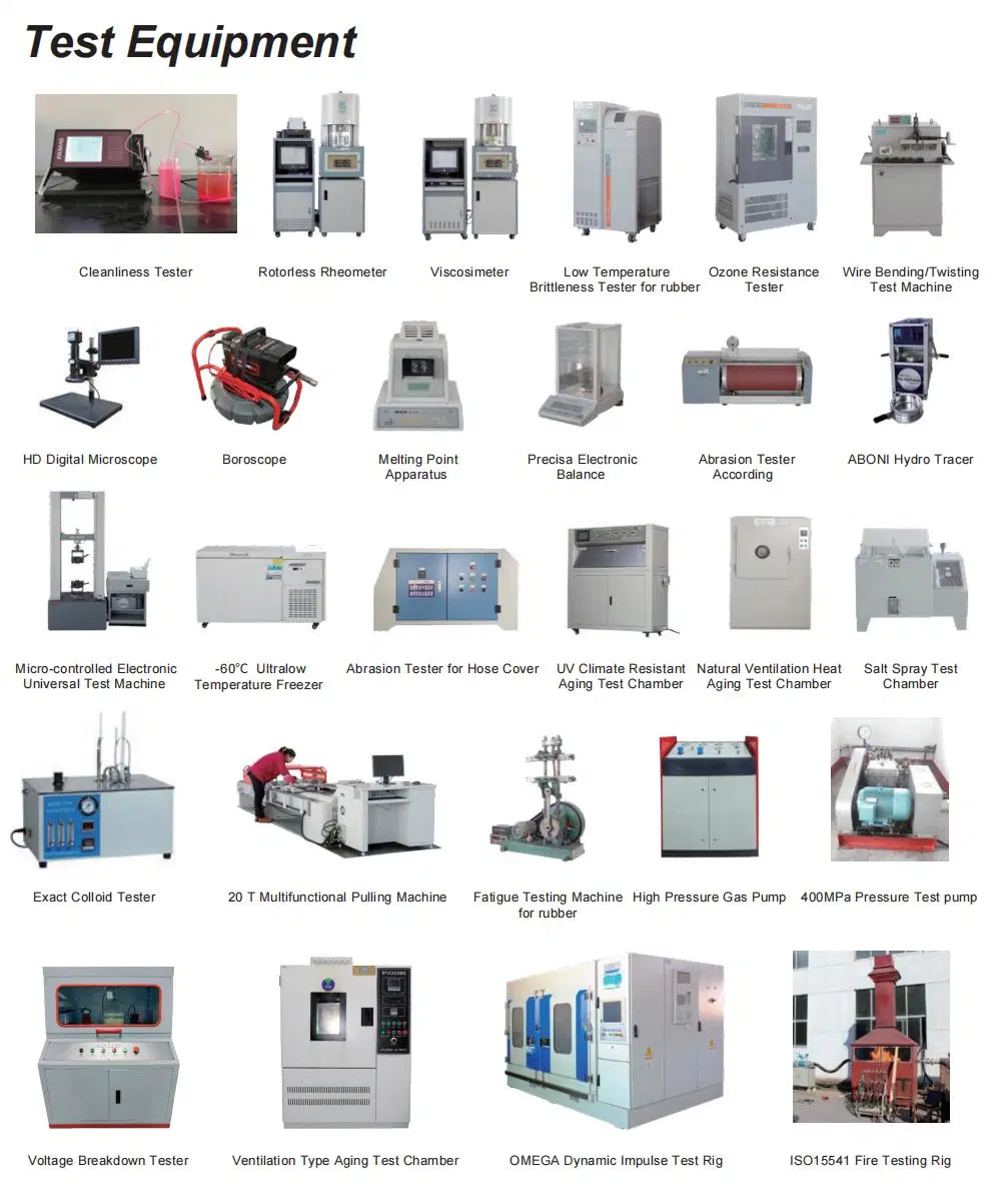 Rubber Hose for Oil/Fuel/Gasoline Delivery with Steel Wire Reinforcement and High Pressure