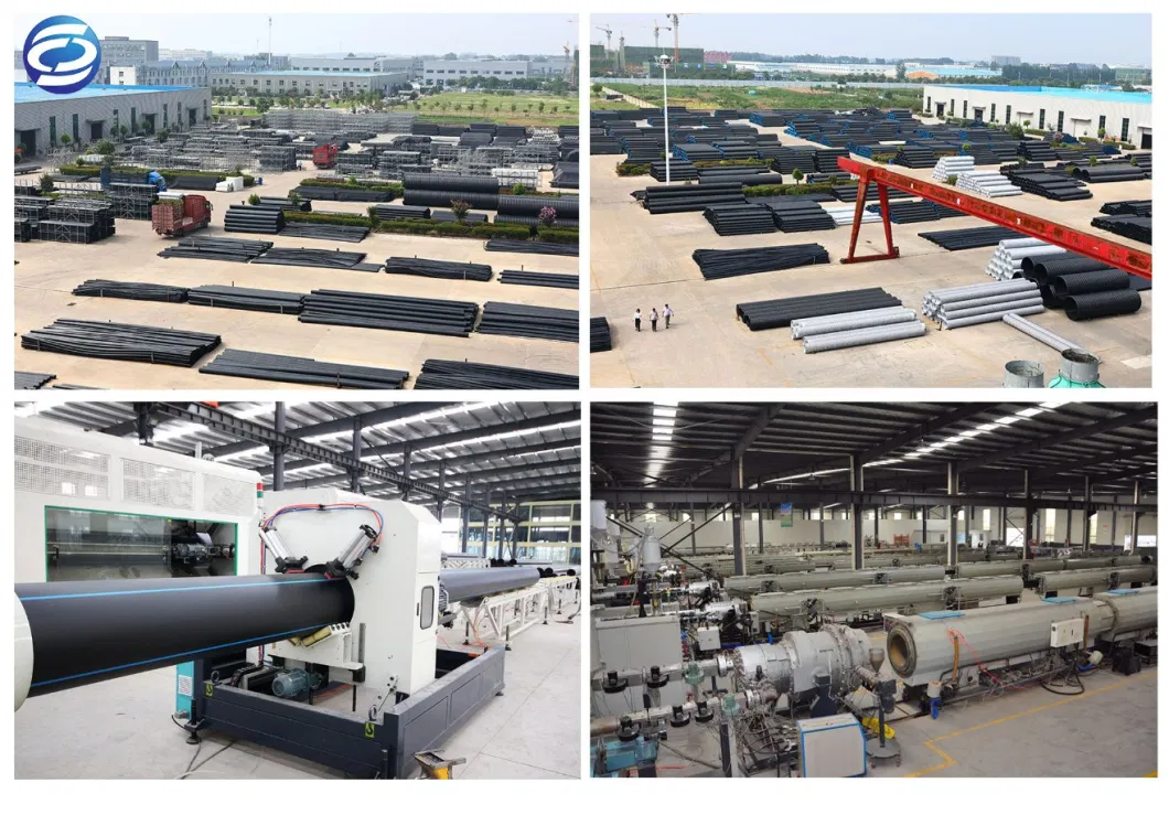 HDPE Pipe PE100 PE80 HDPE Pipe for Water Mud Slurry Sand Gas Oil Dredging Dredge Dredger Mining Supply Plastic Pipe Connected by Welding Machine