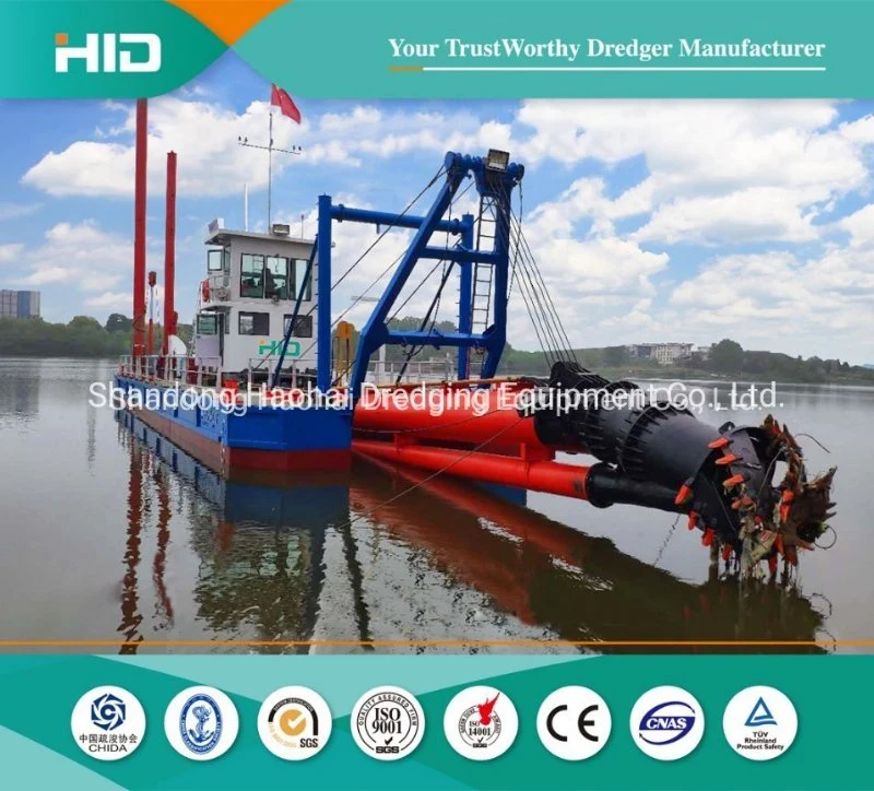Best China Brand Environmental/Reclamation Hydraulic Cutter Suction Dredger for Sand Dredging/Mining Equipment