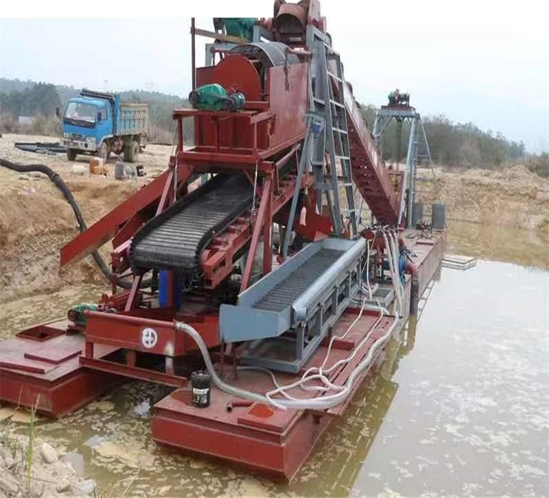 Multi Function Diesel Engine Generator River Mining Dredger for Gold