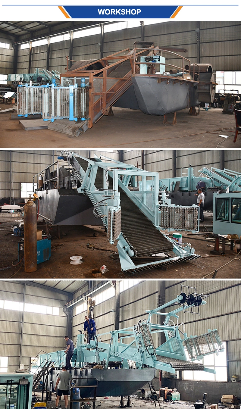 Full Automatic Double Cabins Harvester River Cleaning Ship