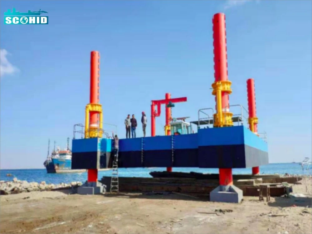 Barge 30m Middle Size with 250t Loading Capacity Equipment Transportiation Barge for Lake/River/Sea Cargos Transportation