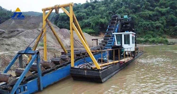 River Gold Mining Machine Gold Washing Dredger