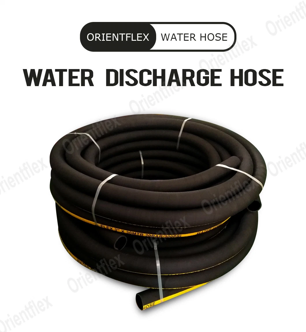 100 FT Heavy Duty Soft Flexible Water Discharge Hose