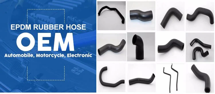 Flexible High Pressure Hydraulic EPDM Rubber Hose Pipe Automotive Radiator Hose for Water, Gas or Oil Suction