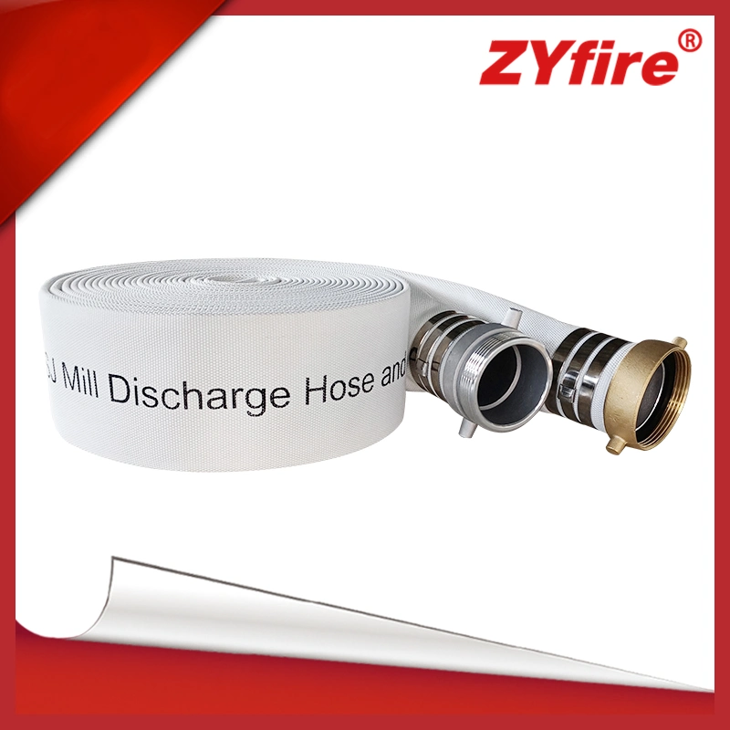 Zyfire Rubber Lined Industrial Water Discharge Hose for Construction Pumps