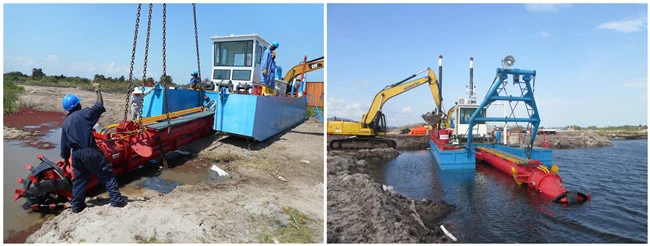 CSD250 River Sand Dredging Machine Cutter Suction Dredger Equipment