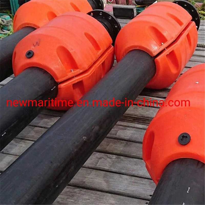 Good Buoyancy and Anti-UV Marine HDPE Pipe Floater for Dredging Hose