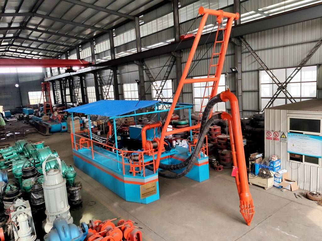 Chile12 Inch Mining Machinery Dredger Diesel Engine Dredging Pump Dredger Sand Drain Dredger with High Concentration