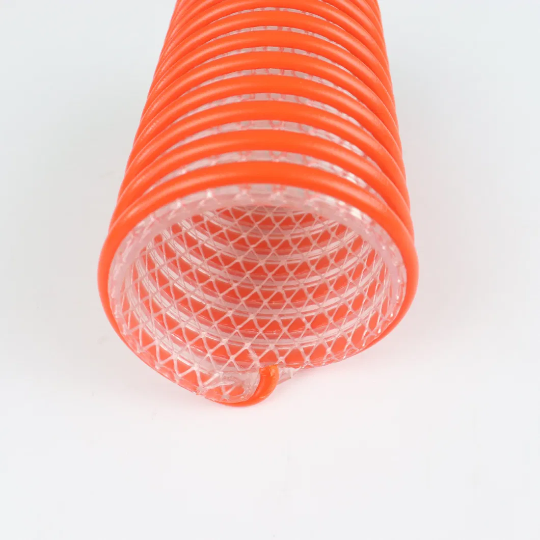 Rigid Flexible Wall 50mm PVC Vacuum Water Suction Hose for Swimming Pool