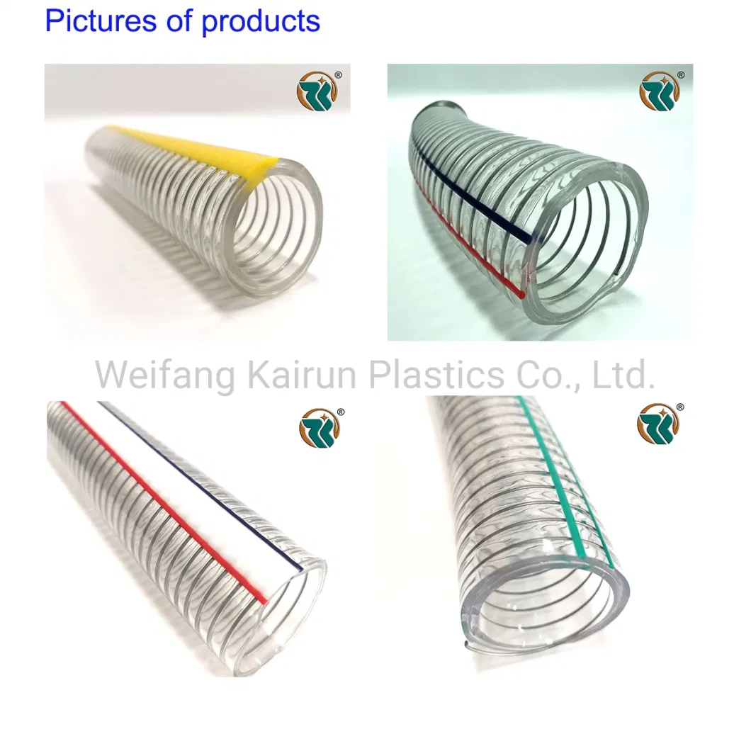 Transparent Spiral Steel Wire Reinforced Pipe Floating Dredge Hose Suction Hose Pipe