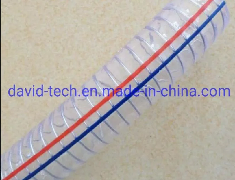 PVC Wire Reinforced Transparent LPG Expandable Layflat Garden Air Gas Water Oil Delivery Suction Pipe Tube Hose