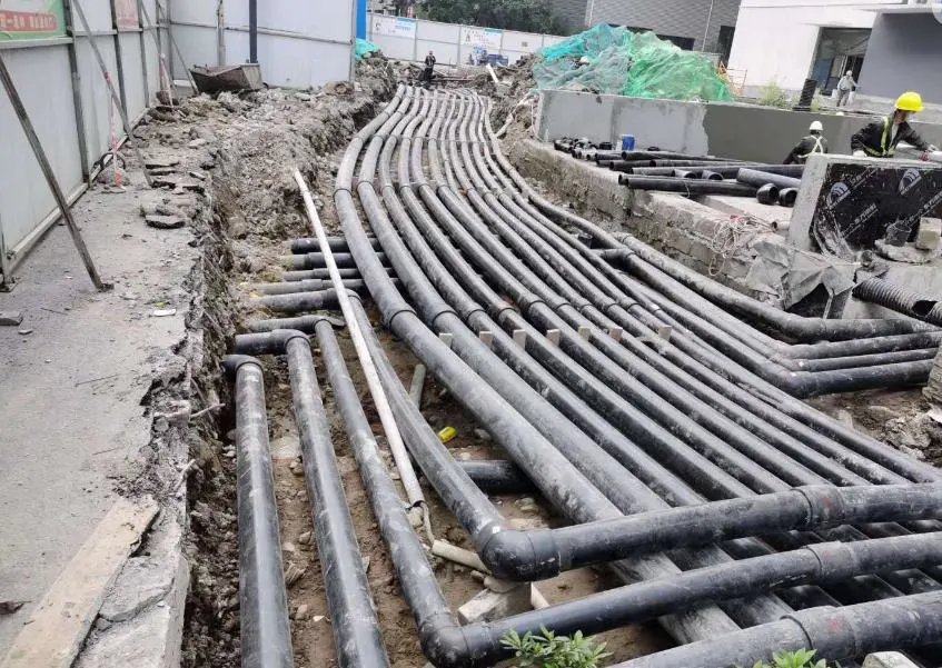 12inch HDPE Pipe with Flange Connections Dredge Pipe Floats for Slurry Dredger