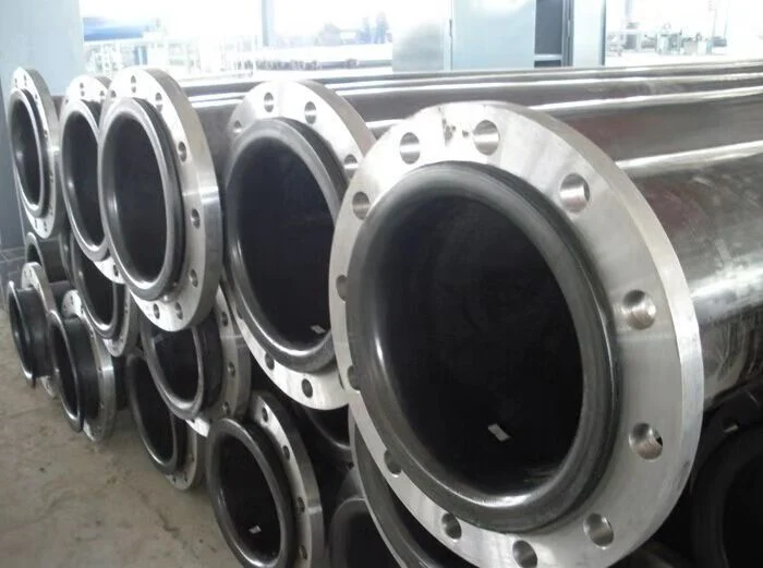 12inch HDPE Pipe with Flange Connections Dredge Pipe Floats for Slurry Dredger