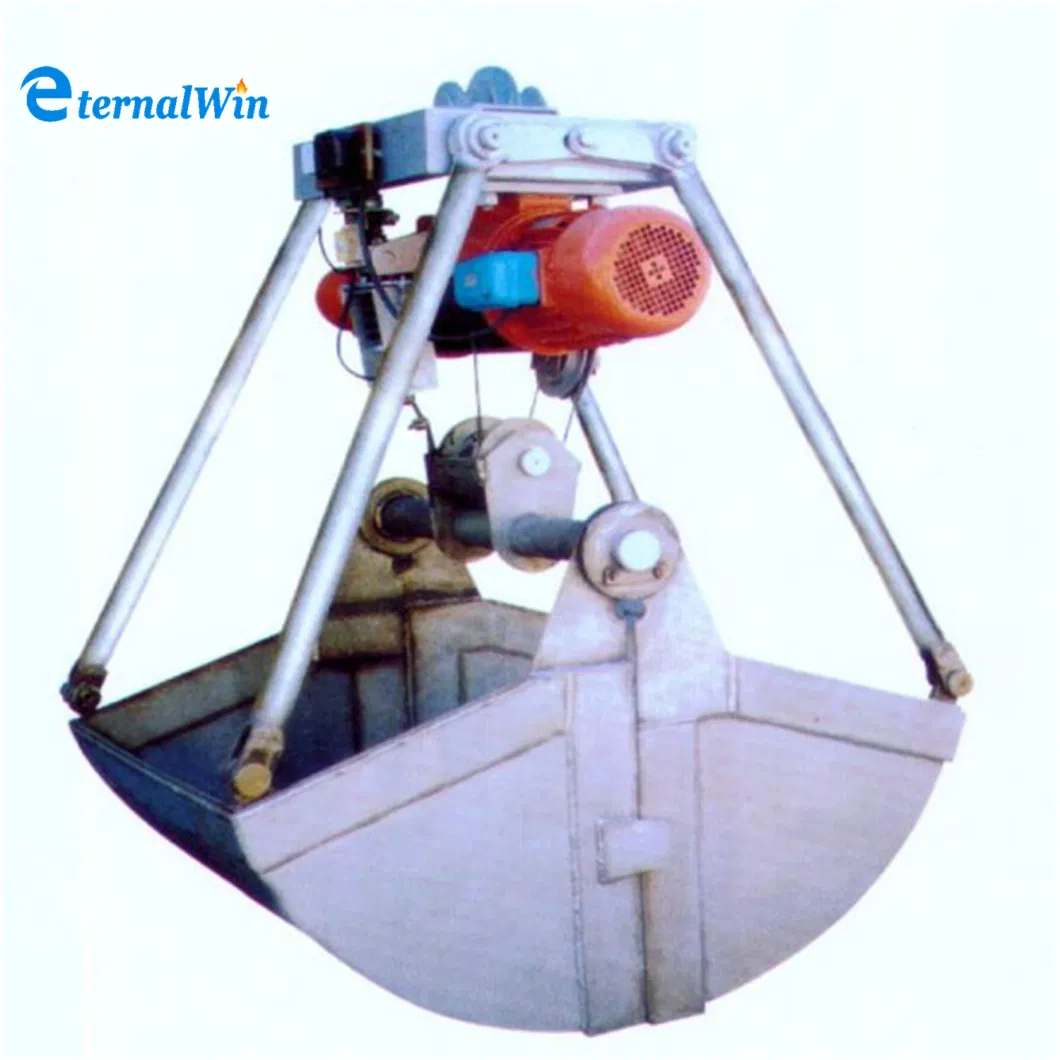 Hydraulic Electric Grab Grabber Grapple Bucket for Overhead Crane