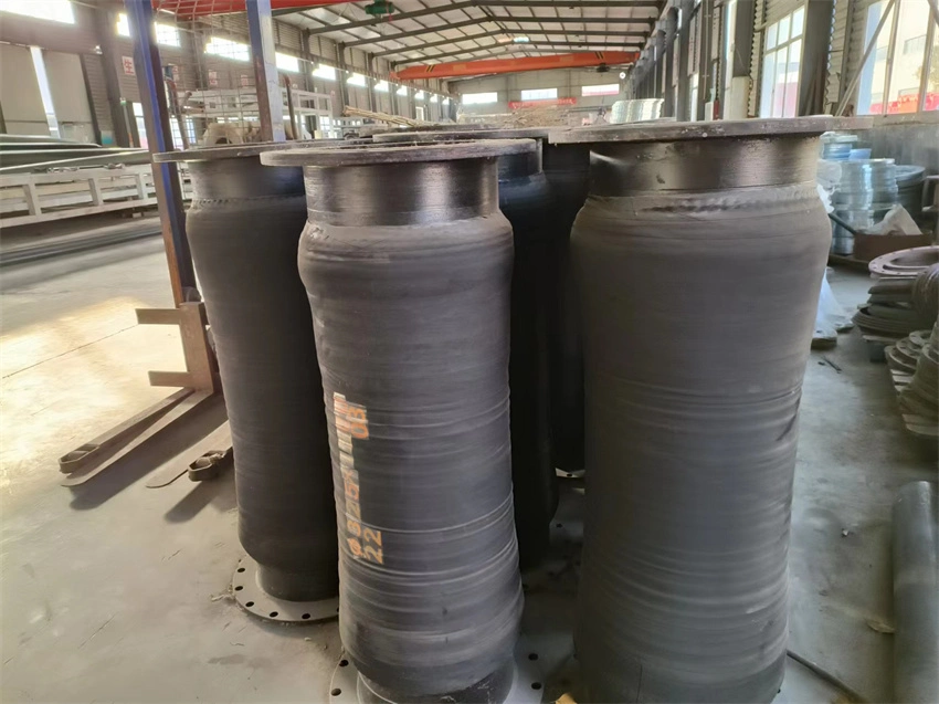 Mud Sand Suction and Sand Dredge Discharge Rubber Hose Connect with HDPE Pipe