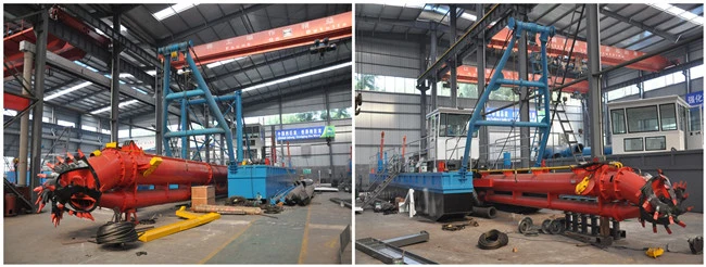 China Full Hydraulic River Sand Pumping Dredging Machine Cutter Suction Dredge for Sale Good Price