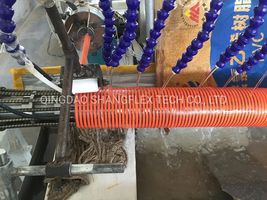 Orange PVC Vacuum Suction Hose Mangueras