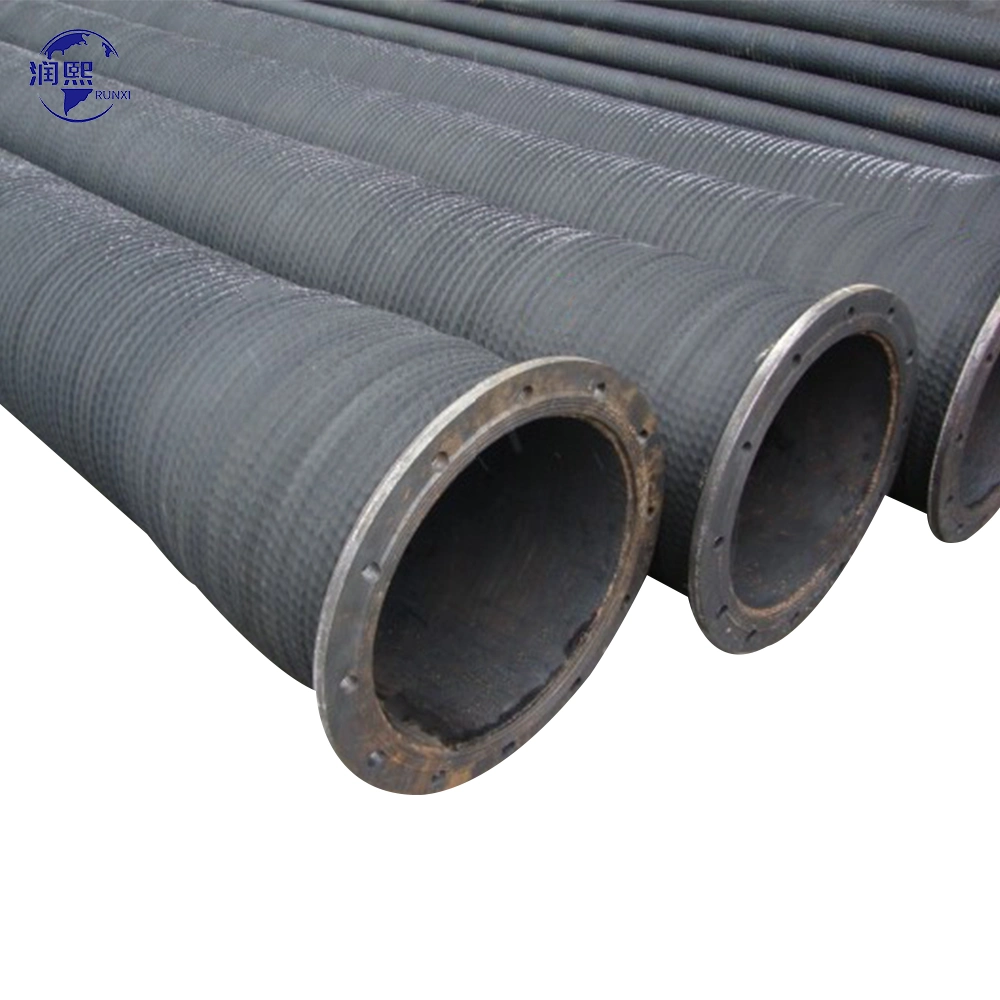 Large Diameter Mud Sand Water Suction Discharge Rubber Dredging Hose Pipe