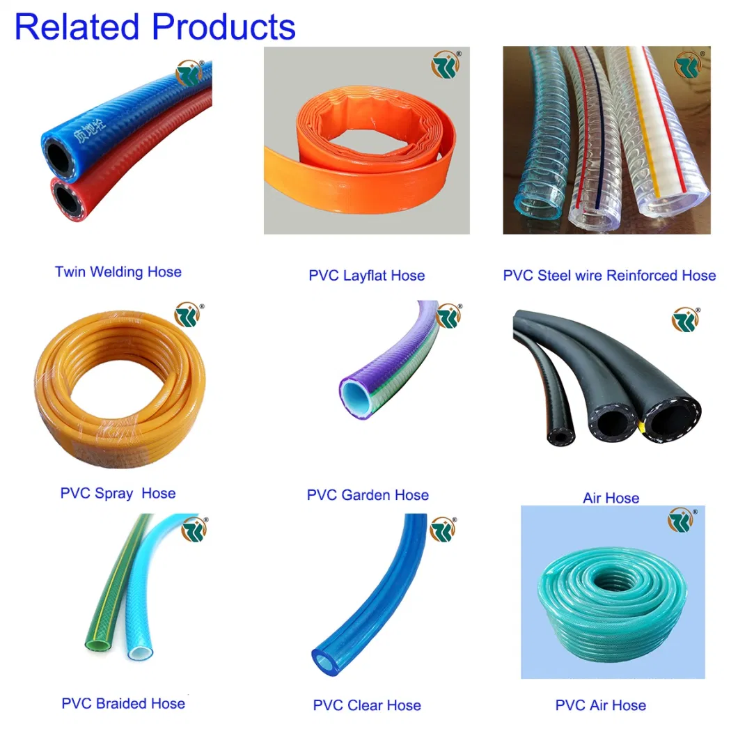 China Manufacturer Corrugated Pipe 1/2/3/4/5/6/8 Inch PVC Suction Hose