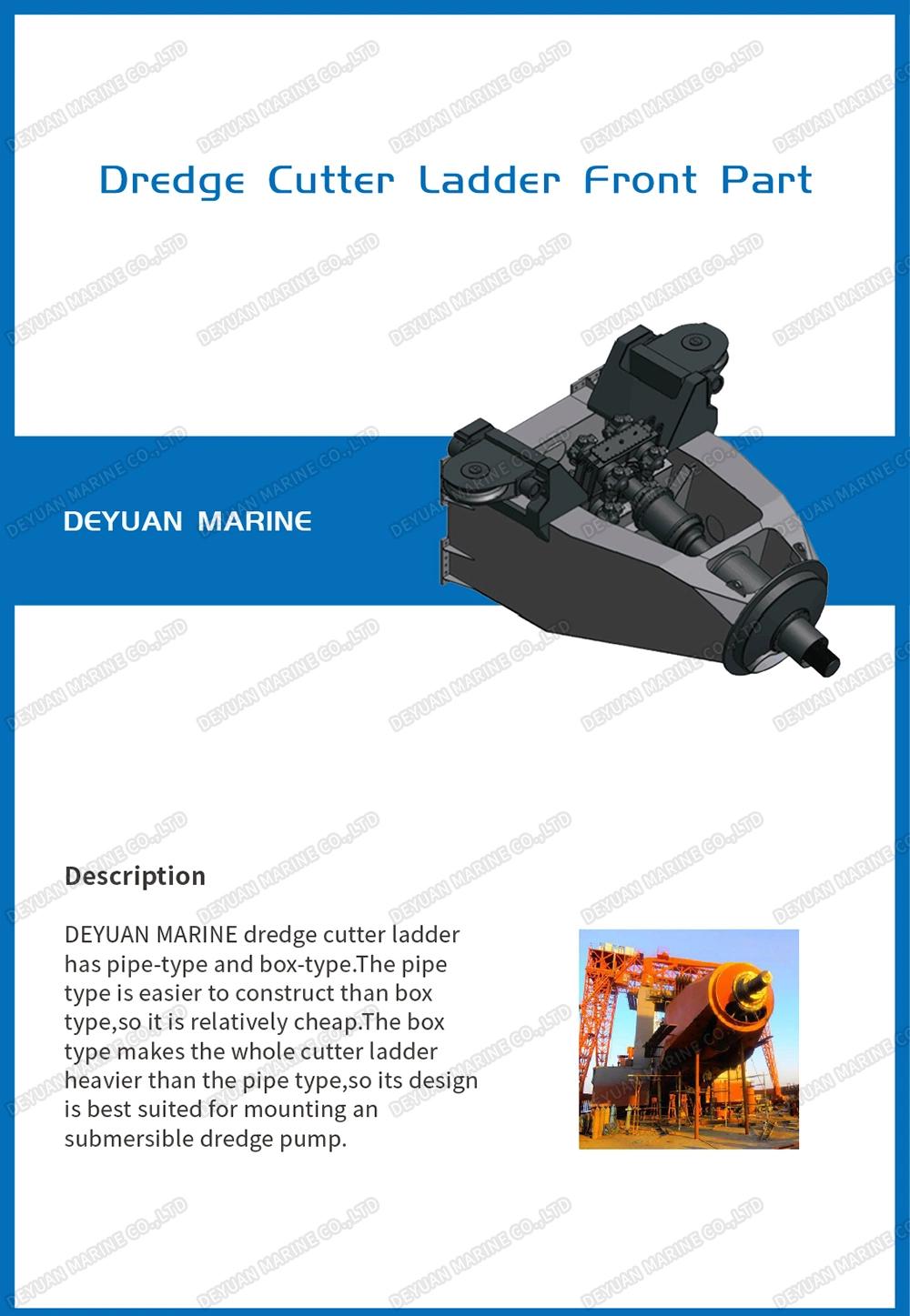 Marine Dredge Cutter Head with Cutting Edges Supplier