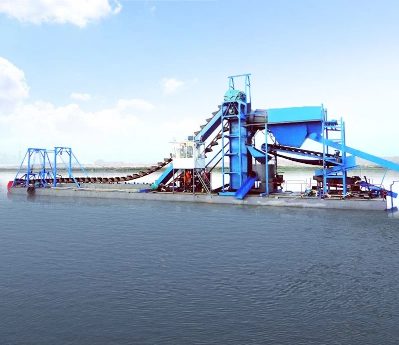 Bucket Chain Dredger for Gold Mining Equipment