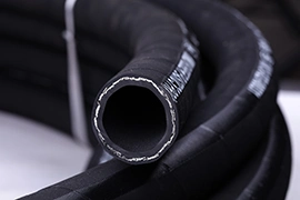 Flexible High Pressure Black Nitrile Rubber Oil Pipe Hydraulic Hose