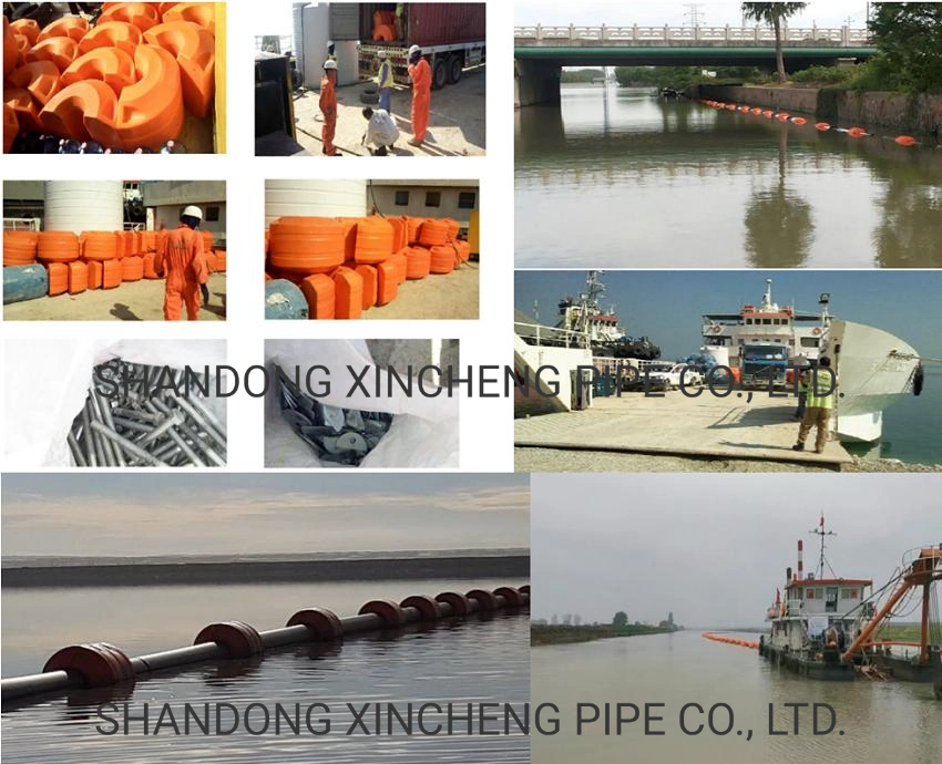 Discharge Sand Pipe with Robber Hose and Floater for Dredger Dredge