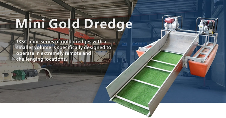 Jxsc 4inch Floating Gold Dredge for Sale Gold Diamond Dredge Boat Gold Dredging Equipment Small Gold Dredge