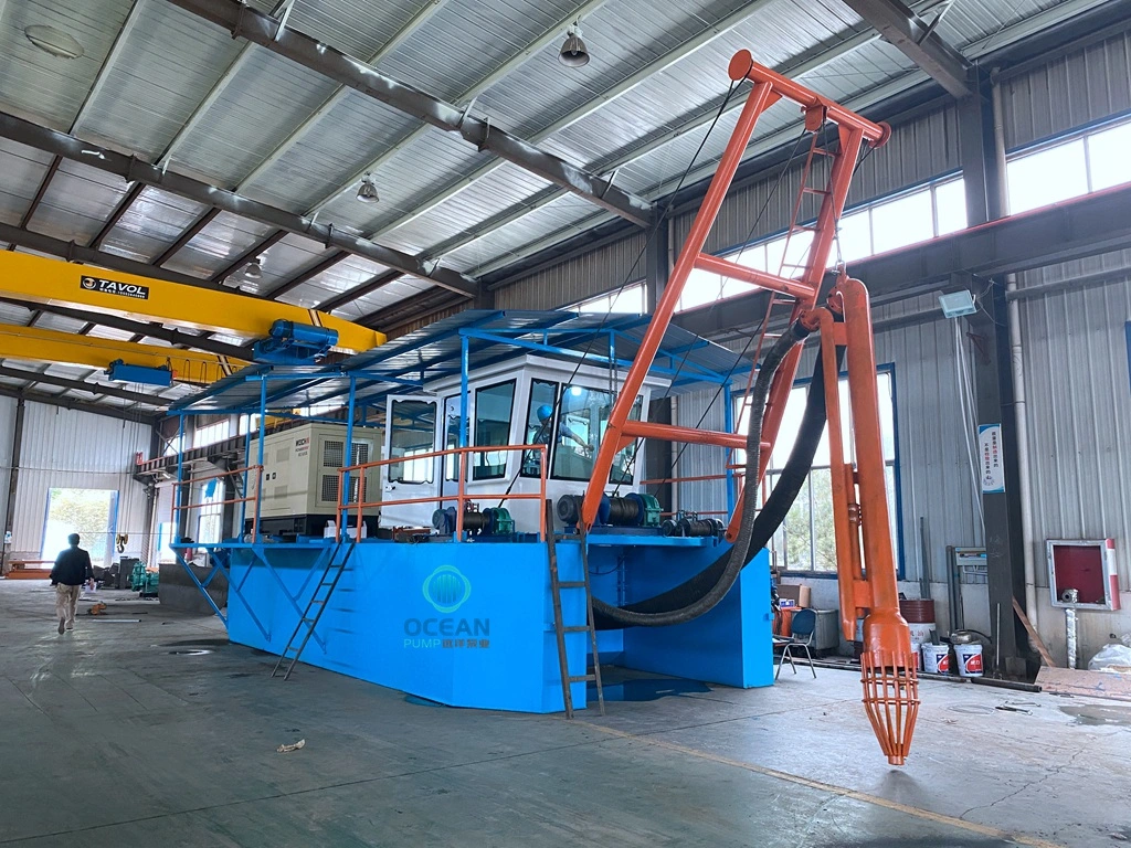 Chile12 Inch Mining Machinery Dredger Diesel Engine Dredging Pump Dredger Sand Drain Dredger with High Concentration